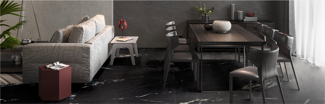 Pietragres Pannoia Stone  |  P7  +Pietragres Basaltina Dark  |  P5