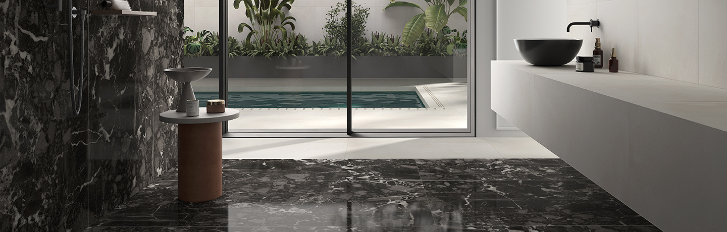 Nero Breccia MP35+UrbanCement White Alyssum U0